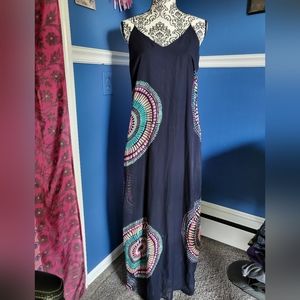 Spaghetti strap maxi length summer dress Size medium